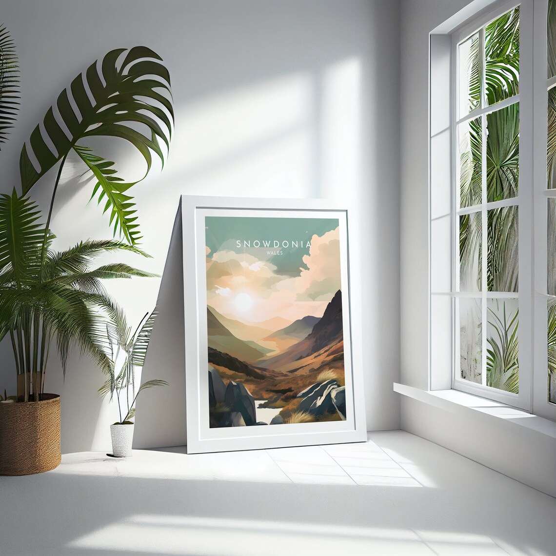 Snowdonia Travel Poster, Wales Home Decor Print - Image 4