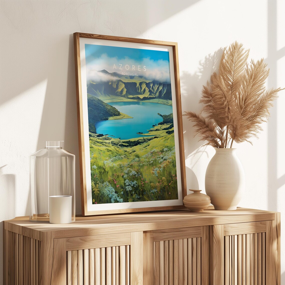 Azores Travel Poster, Portugal Place Wall Art - Image 2