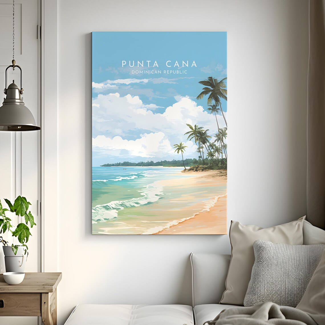 Punta Cana Travel Poster, Dominican Republic Home Decor - Image 3