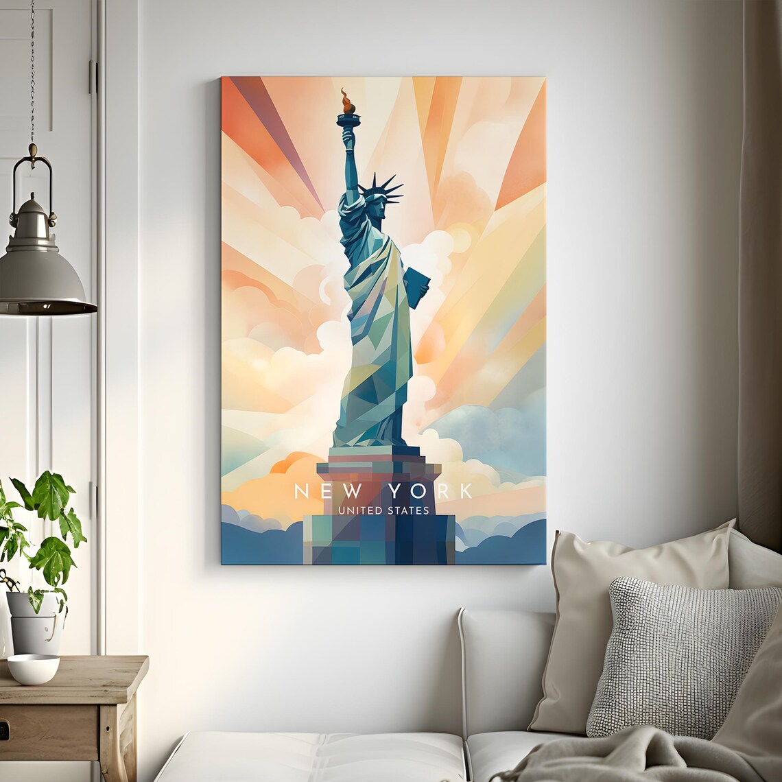 New York Travel Poster, United States Home Decor - Image 3