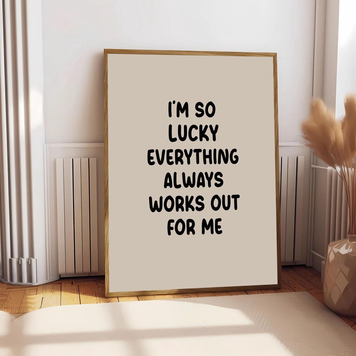 I’m So Lucky, Everything Works Out For Me Poster - Image 2