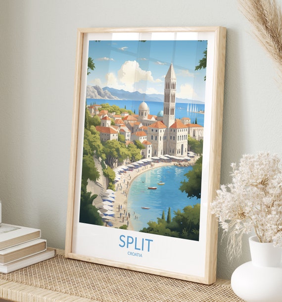 Split Travel Print No 5 Split Poster Split Art Print Split Artwork Traveler Gift Croatia Print Croatia Home Decor Split Wall Art