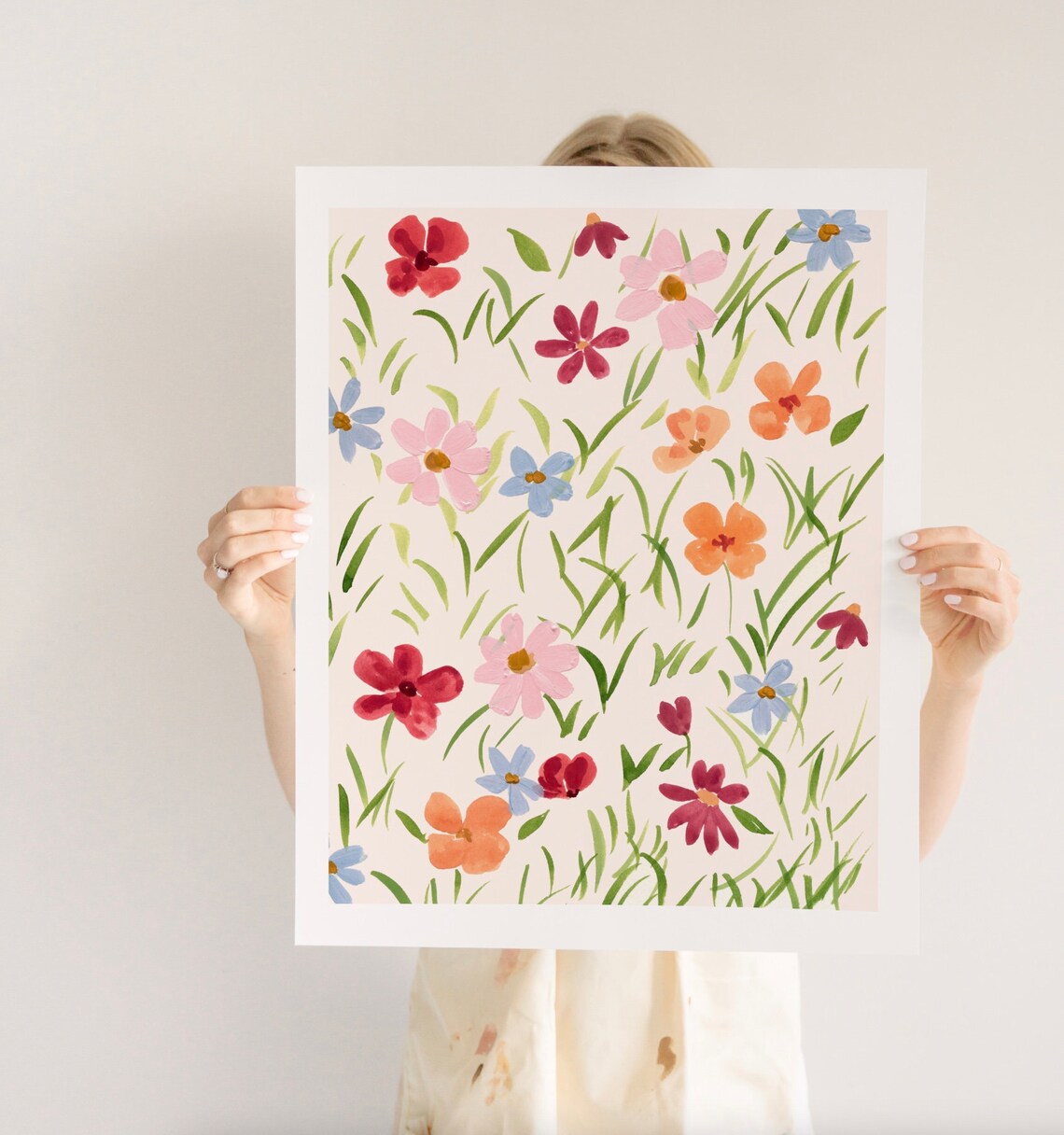 Vintage Floral Prints, Danish Pastel Wall Art - Image 2