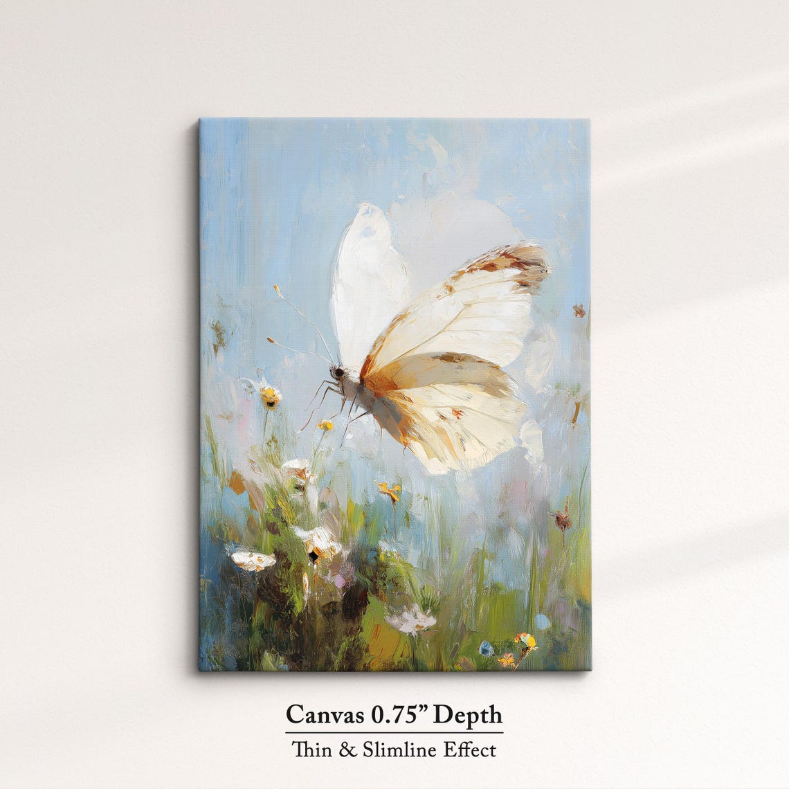 Colorful Butterfly Abstract Oil Painting Framed Print Framed Portrait Wall Art Poster Home Decor Interior Butterfly Lover Gift - Image 4