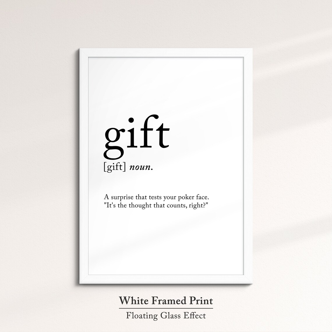 Gift Minimalist Definition Quote Word Art Framed Print Framed Female Wall Art Lady Poster Feminine Home Decor Gifts For Her - Image 7