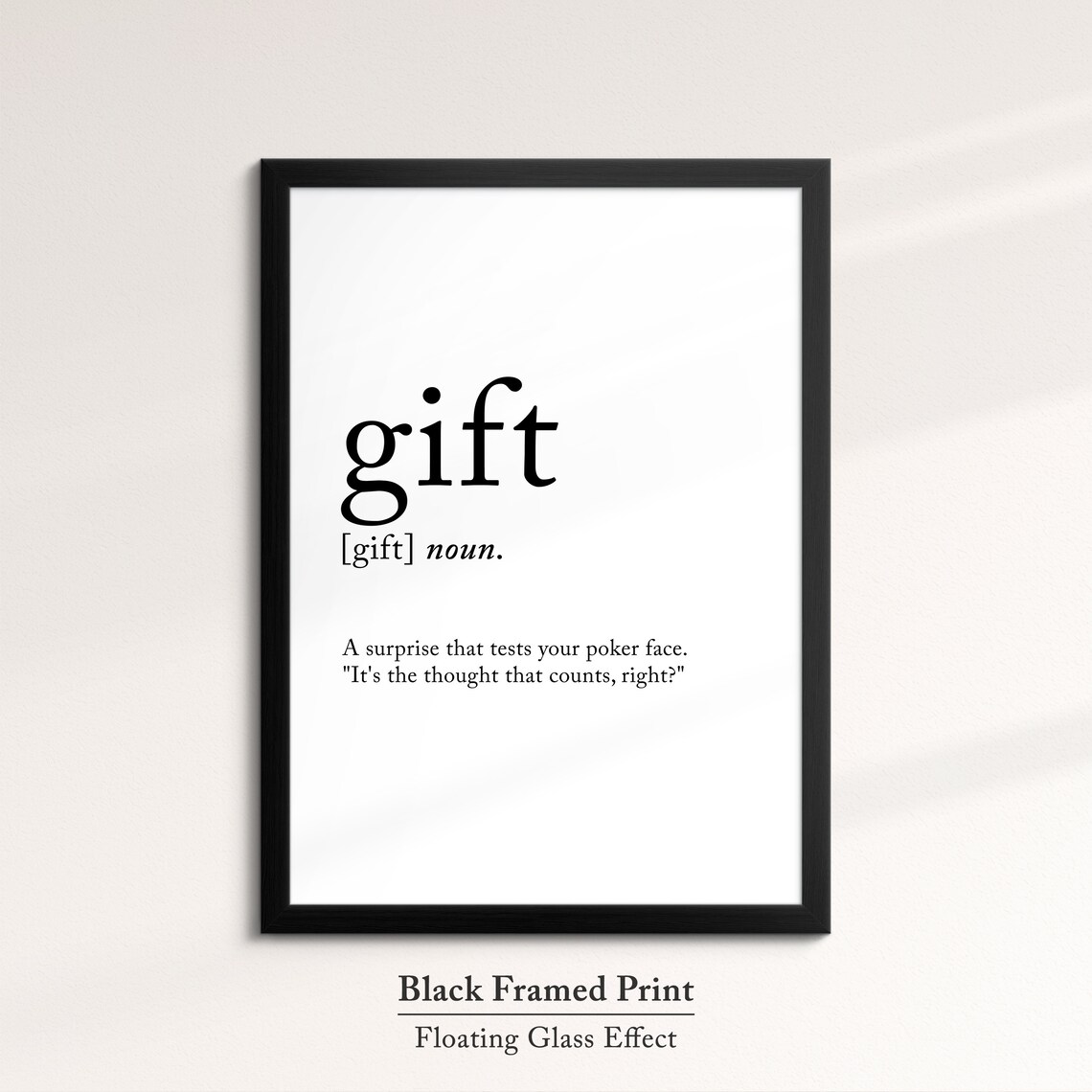 Gift Minimalist Definition Quote Word Art Framed Print Framed Female Wall Art Lady Poster Feminine Home Decor Gifts For Her - Image 5