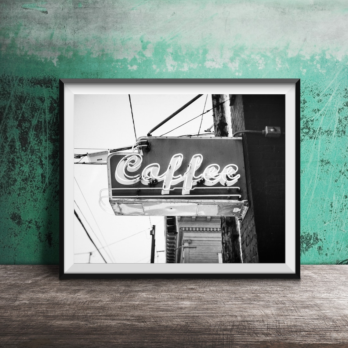Coffee Kitchen Breakfast Sign, Modern Art Print - Image 2