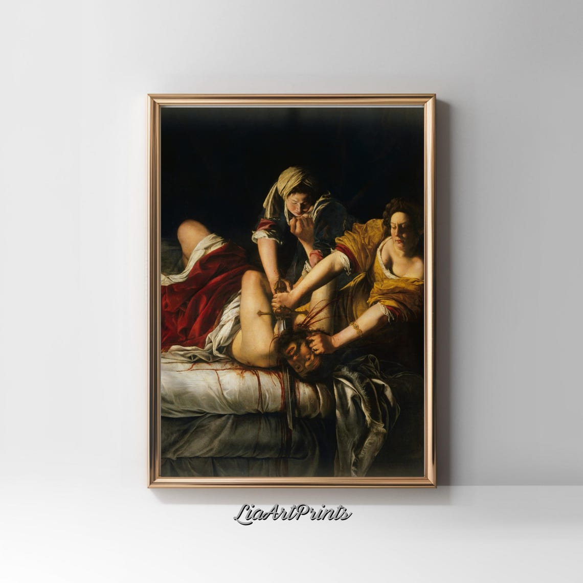 Judith And Holofernes Baroque Art Print - Image 2