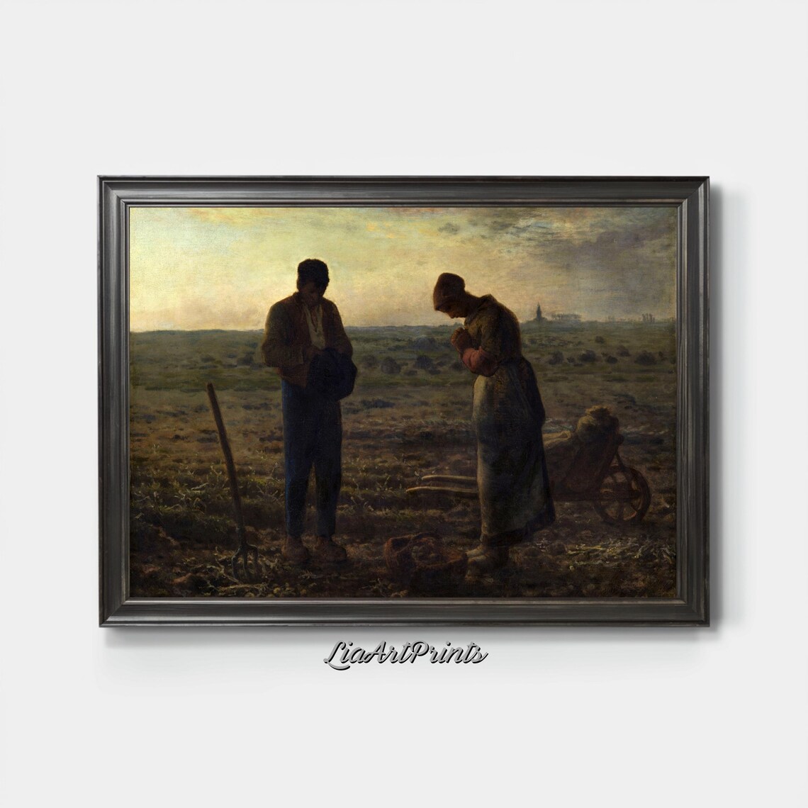 Jean Francois Millet The Angelus Praying Peasants Field Poster - Image 4
