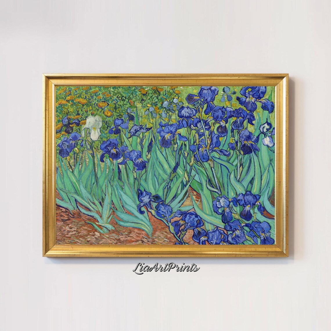 Irises, Van Gogh Botanical Art Print - Image 2
