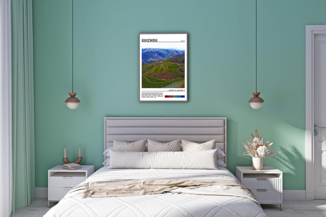 Guizhou Print Guizhou Poster Guizhou Wall Art Guizhou Travel Guizhou Art Print Guizhou Photo - Image 4