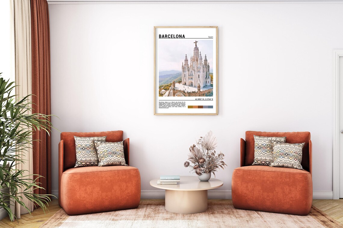 Barcelona Print Barcelona Poster Barcelona Wall Art Barcelona Travel Barcelona Art Print Barcelona Photo Barcelona Artwork - Image 7