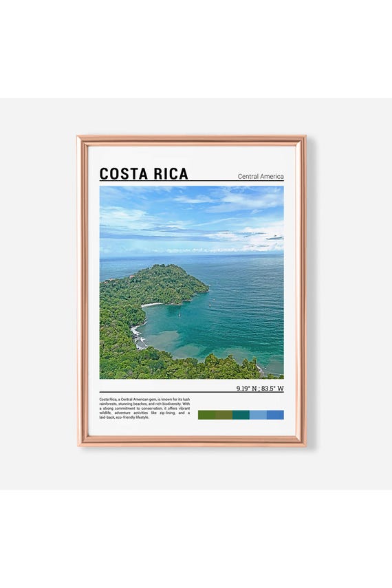 Costa Rica Print Costa Rica Poster Costa Rica Wall Art Costa Rica Travel Costa Rica Art Print Costa Rica Photo Costa Rica Artwork
