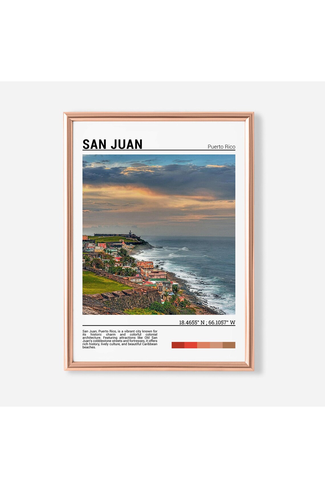 San Juan Print San Juan Poster San Juan Travel Poster San Juan Print San Juan Art San Juancaribbean