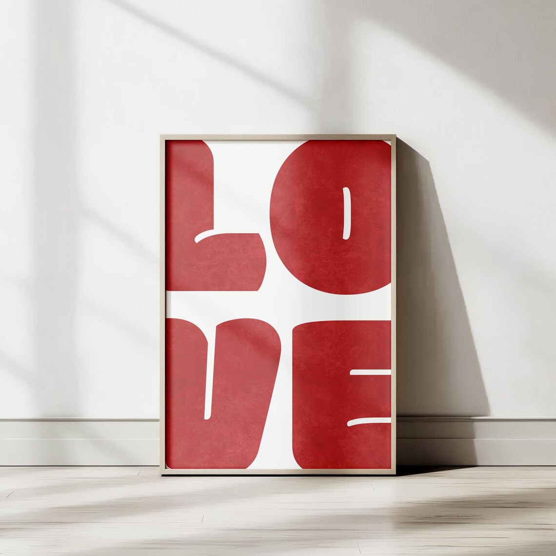 Love Minimalist Typography Poster, Home Office Decor - Image 3
