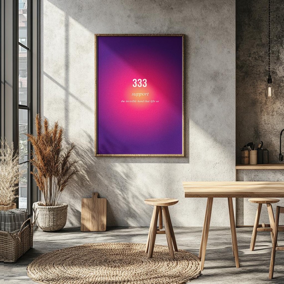 Aura Poster Support, Spiritual Home Office Decor - Image 3