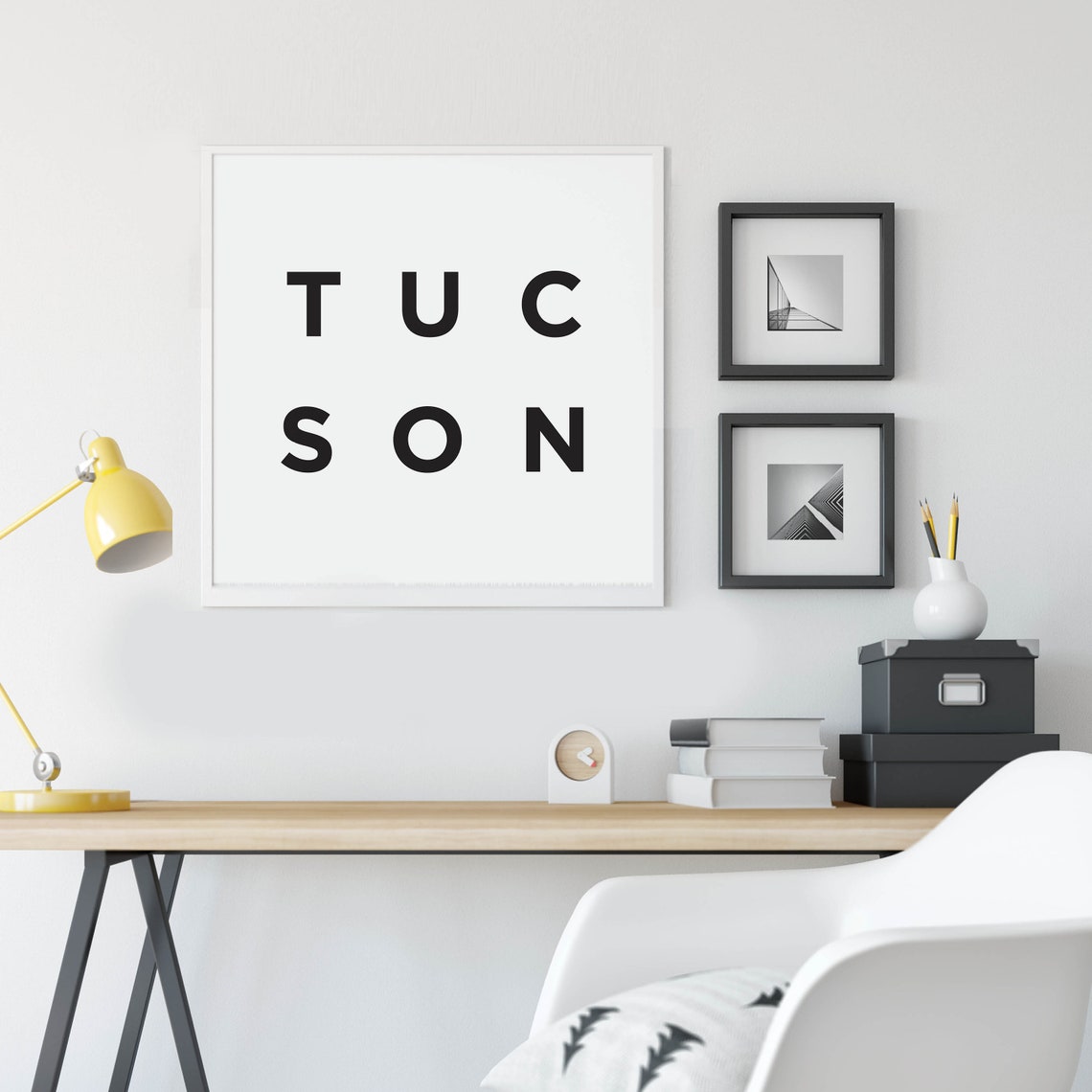 City Name Typography Spaced Block Letter Minimalist Art Poster - Image 4