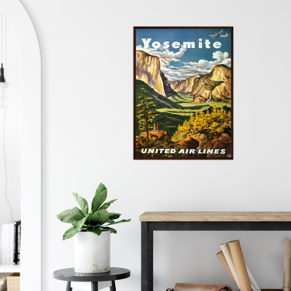 Yosemite Travel Poster, Vintage Mountain Decor - Image 2