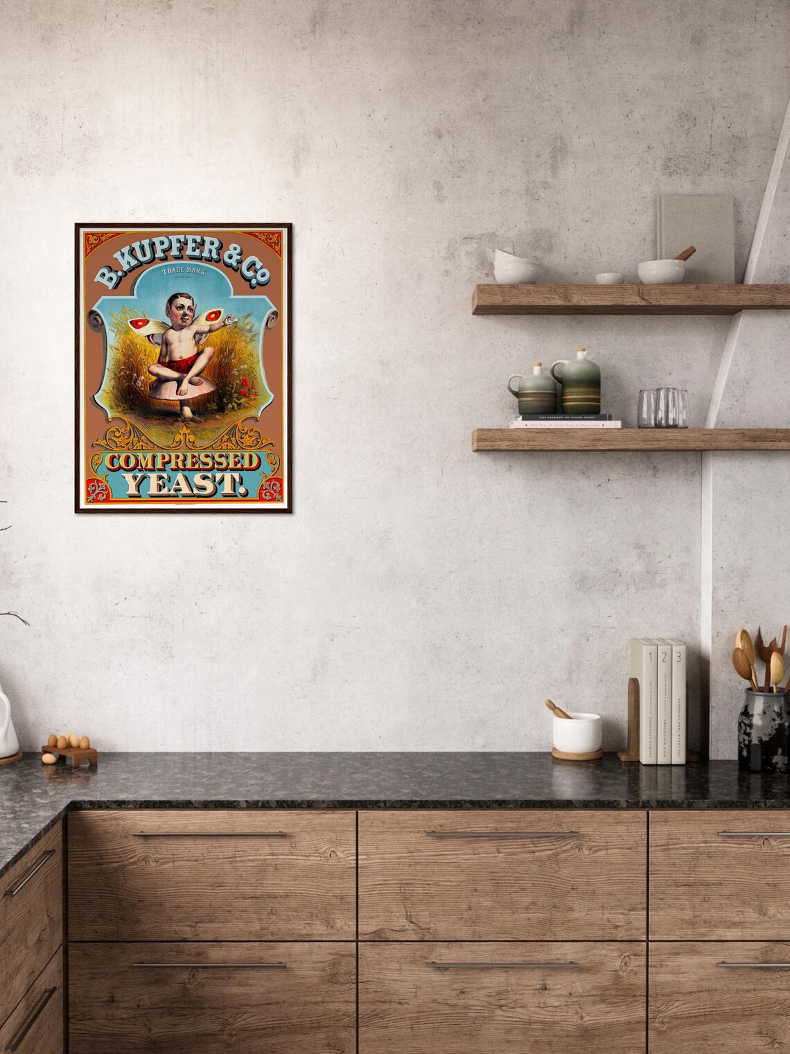 Vintage Food Advertisement, Retro Kitchen Decor - Image 4
