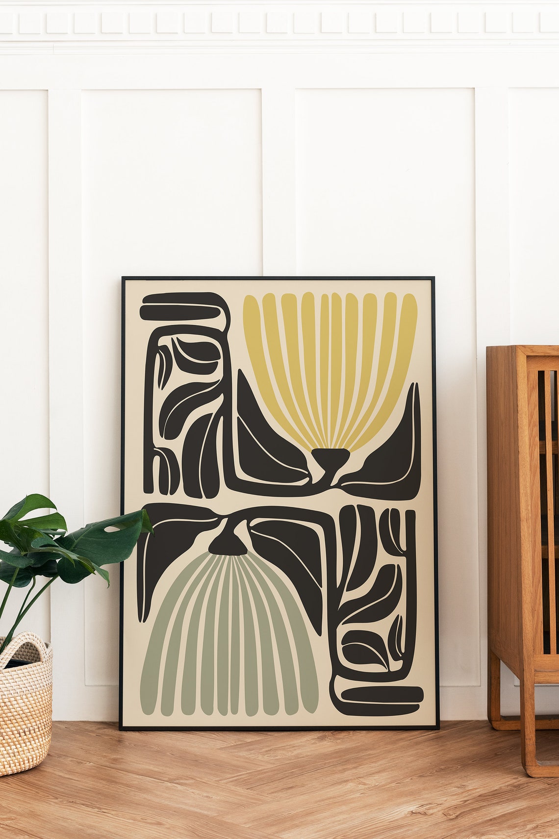 Abstract Botanical, Minimalist Travel Poster - Image 2
