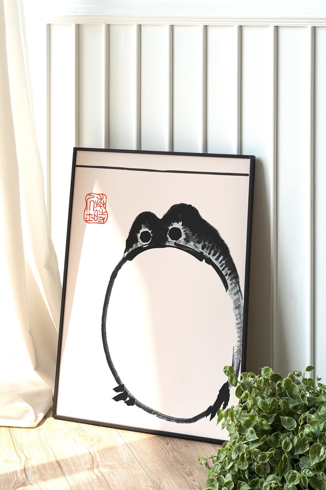 Japanese Frog Matsumoto Hoji, Vintage Poster - Image 2