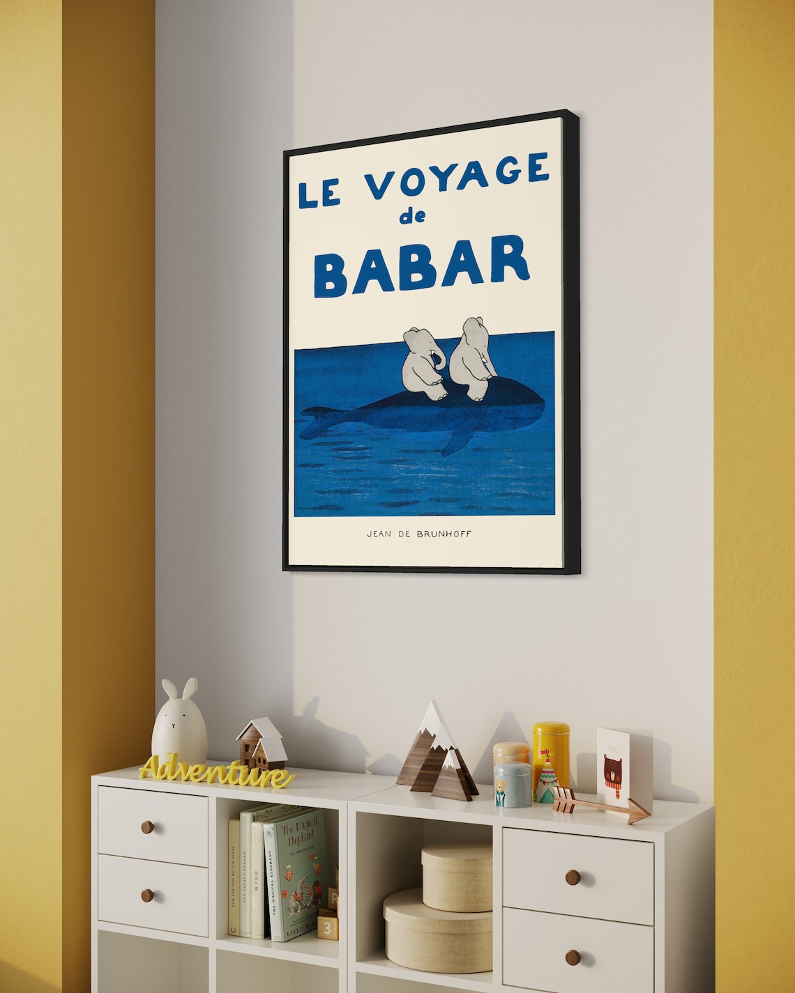 Babar The Elephant - Retro Nursery Art - Image 3