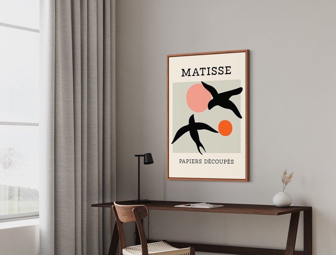 Matisse Exhibition Print, Minimalist Vintage Poster - Image 2