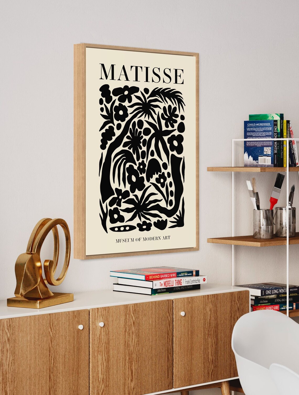 Henri Matisse Botanical Wall Art, Boho Minimalist - Image 3