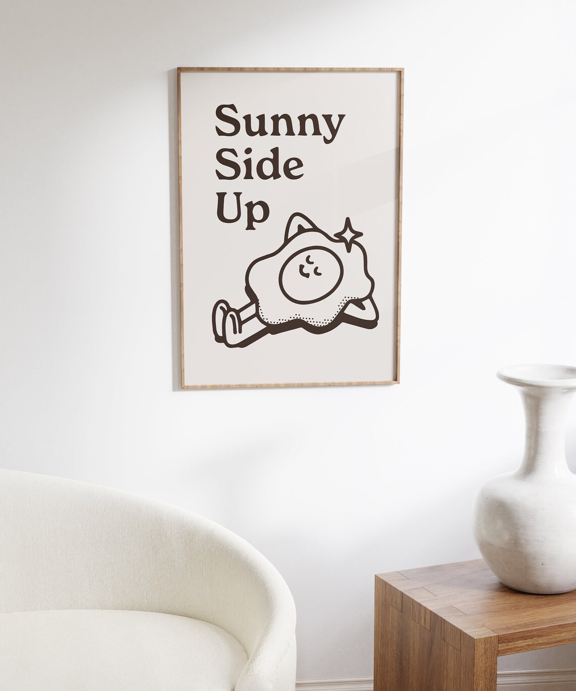 Positive Mindset Retro Minimalist Quote Art Print - Image 5