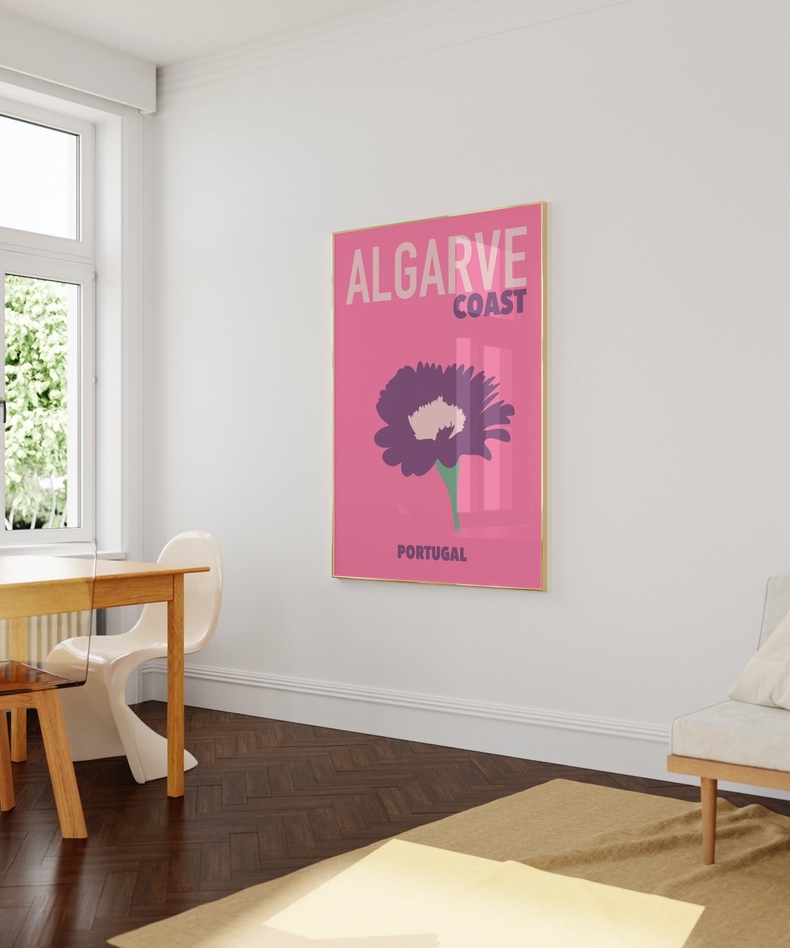 Algarve Coast Colourful Travel Print Travel Poster Fashion Holiday Trendy Retro Abstract Travel Art Summer Destination Portugal Print - Image 3