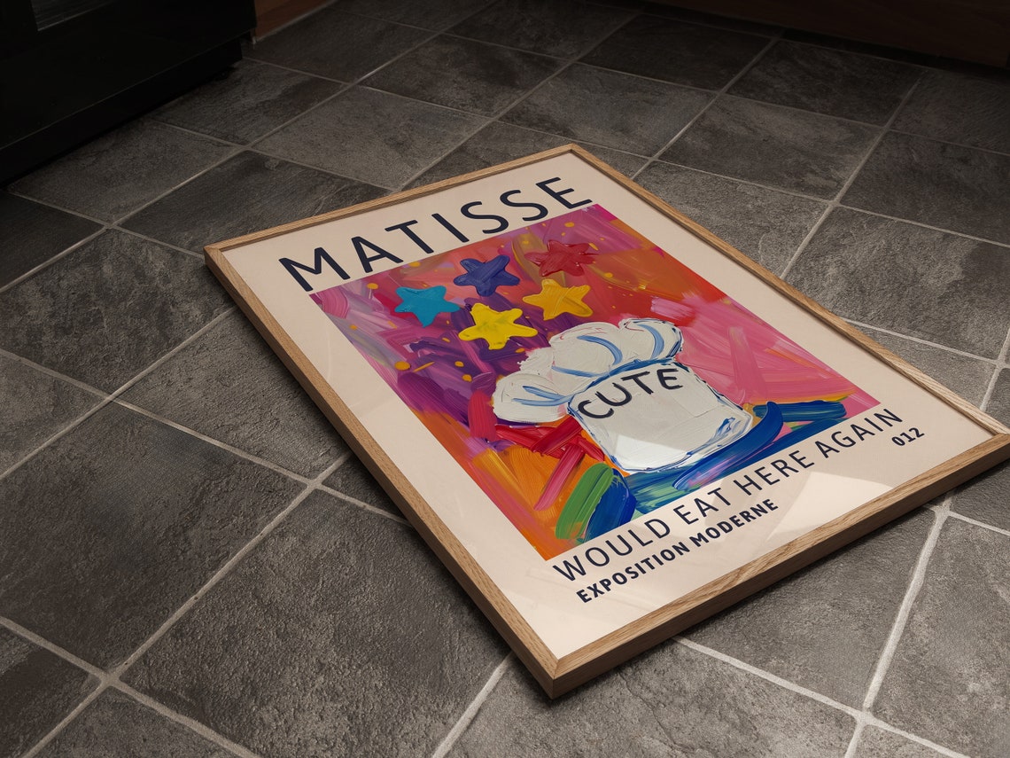 Matisse Chef Hat Five Star Restaurant Kitchen Exposition Poster - Image 3