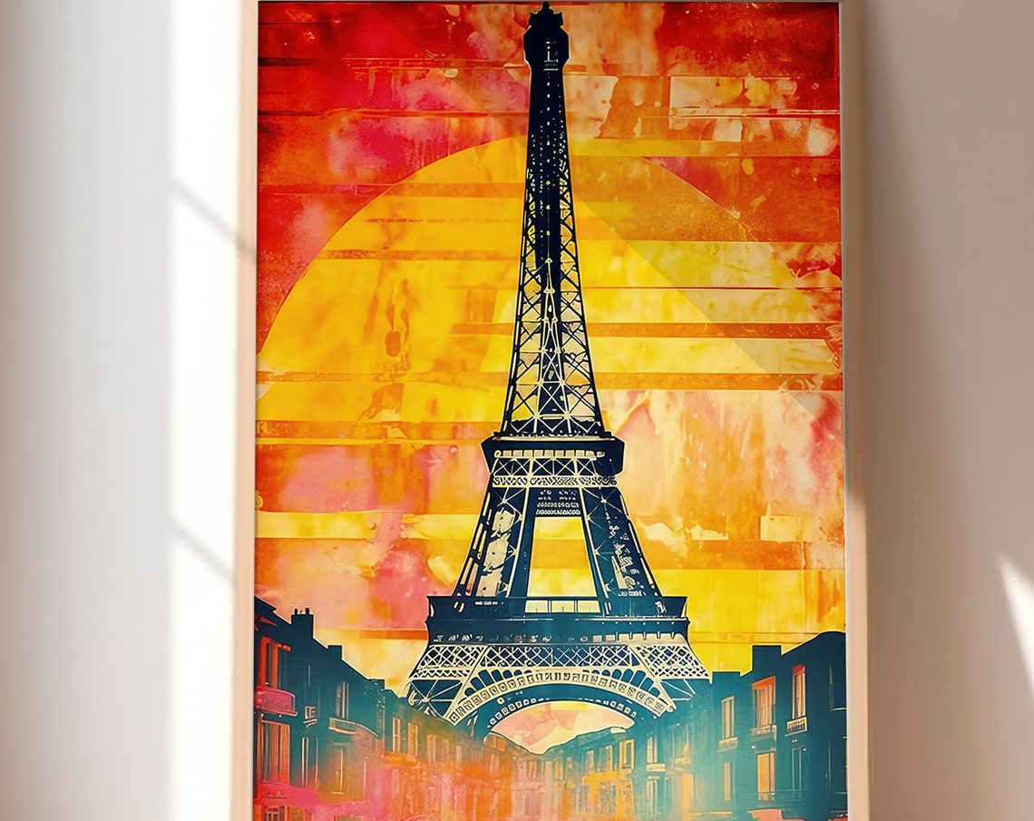 Girls Room Art French Art Paris Art Print Eiffel Tower Art Paris Art Parisian Art Paris Print Paris Painting Travel Art Prints Gicle