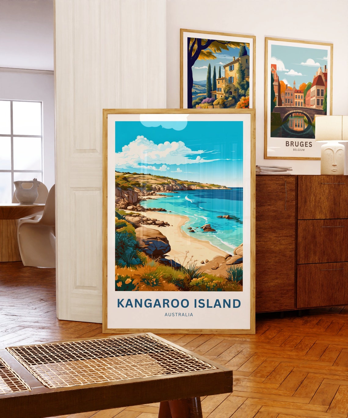 Kangaroo Island Travel Print Kangaroo Island Poster Australia Wall Art Framed Present Gift Australia Present - Image 5