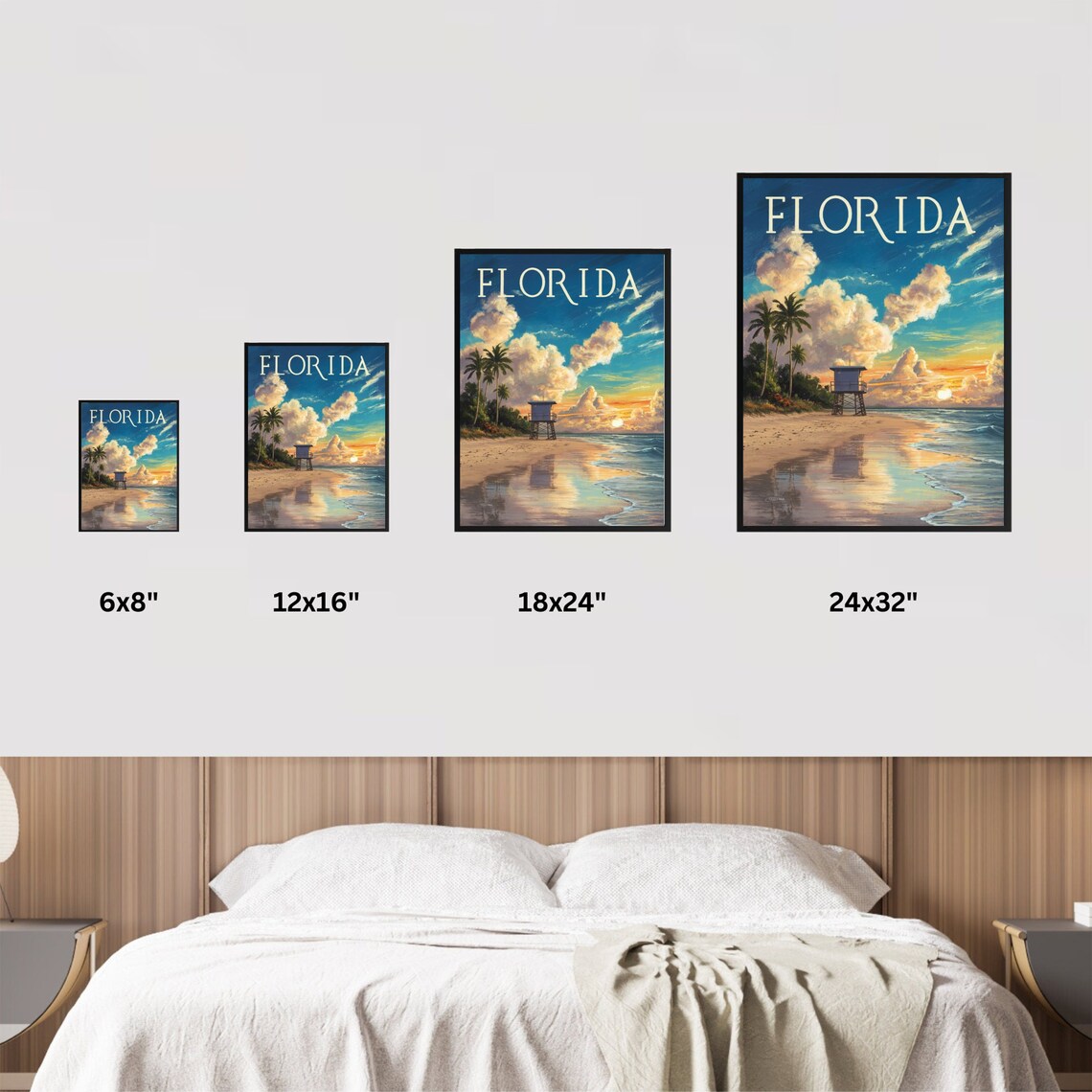 Florida Vintage Travel Poster Gift Wall Art Print - Image 4