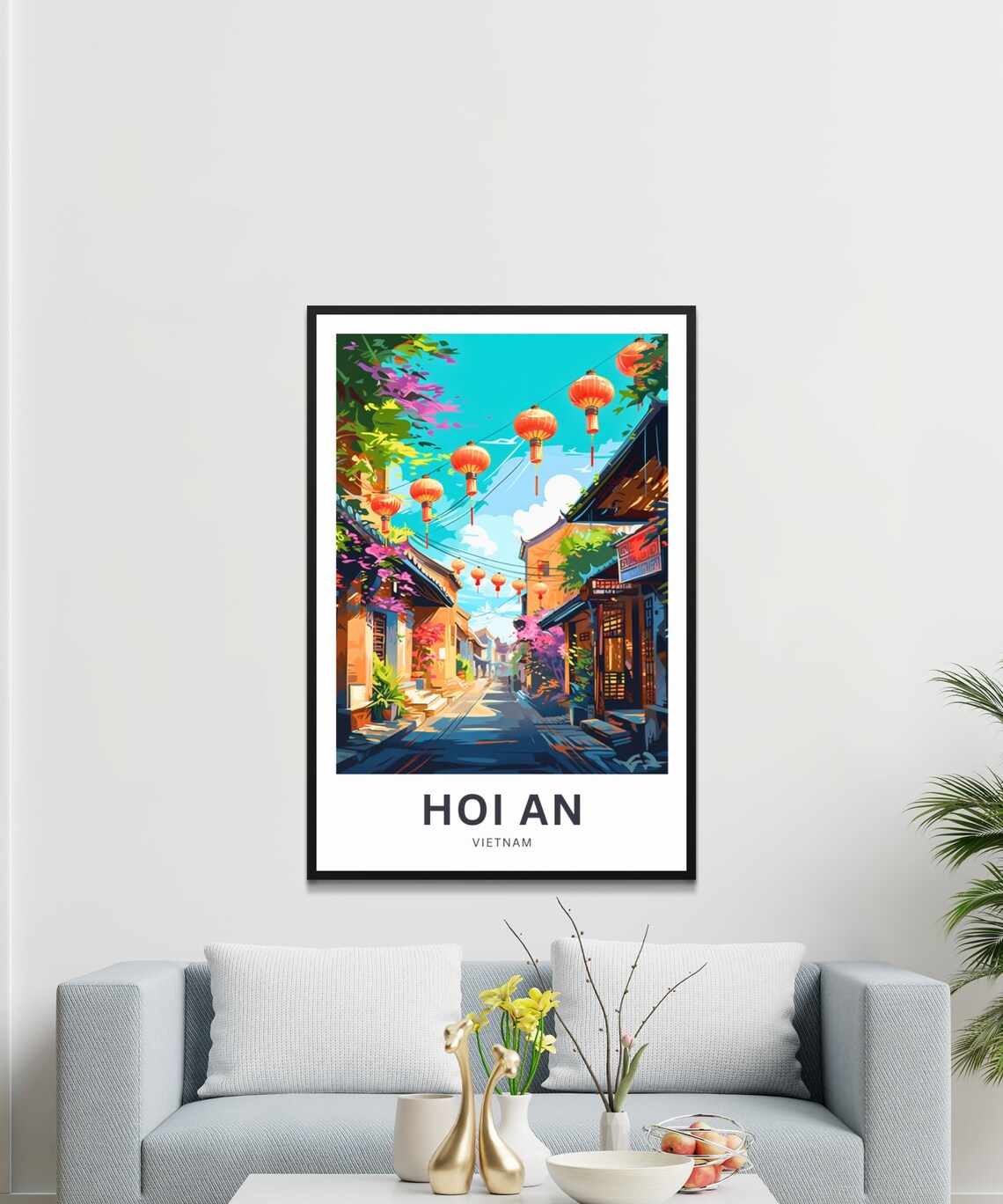 Kyoto Japan Autumn Temple Street Cherry Blossom Travel Poster - Image 3