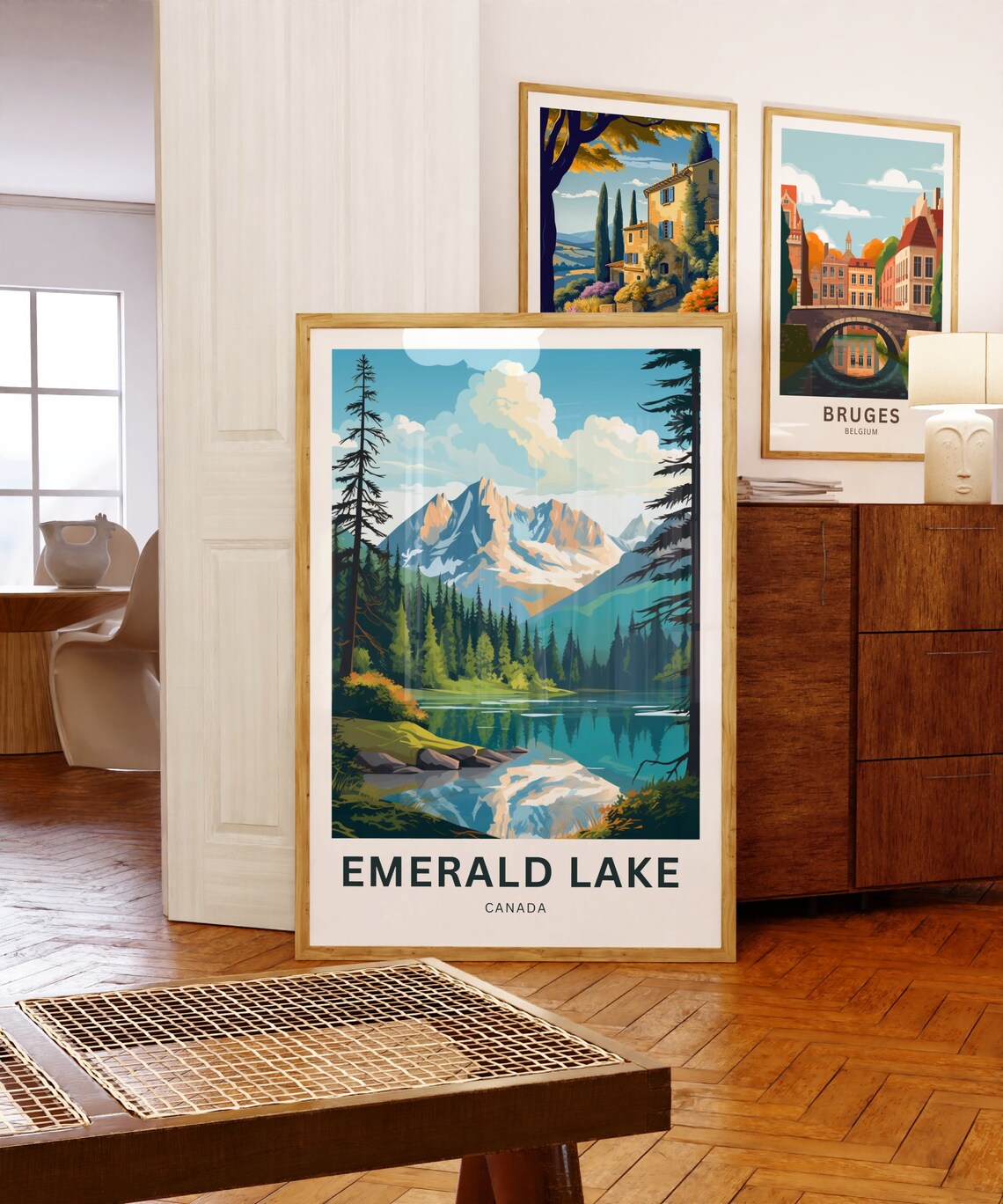 Personalized Emerald Lake Travel Poster, Canada - Image 5