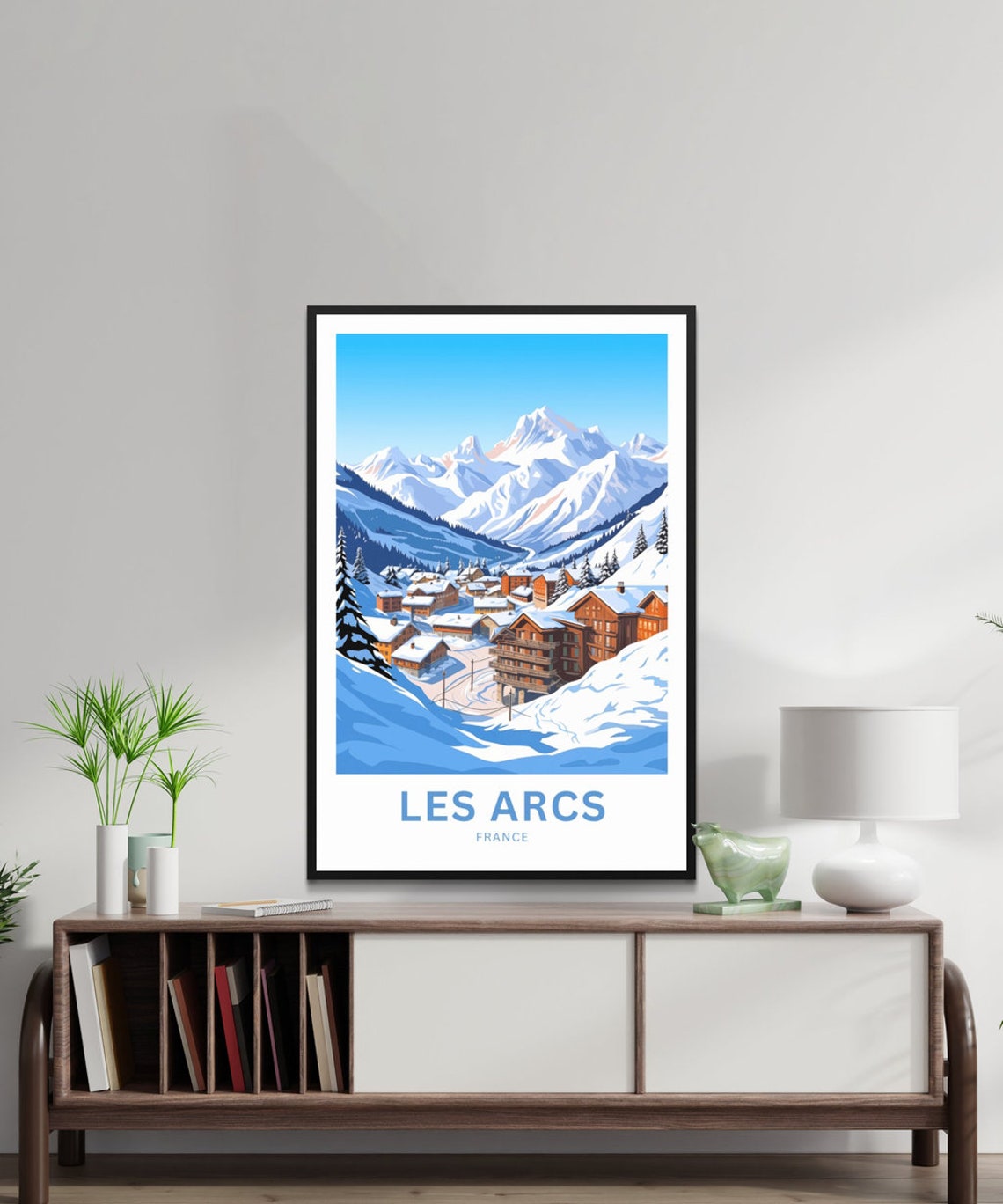Les Arcs Travel Poster, France Gift - Image 2