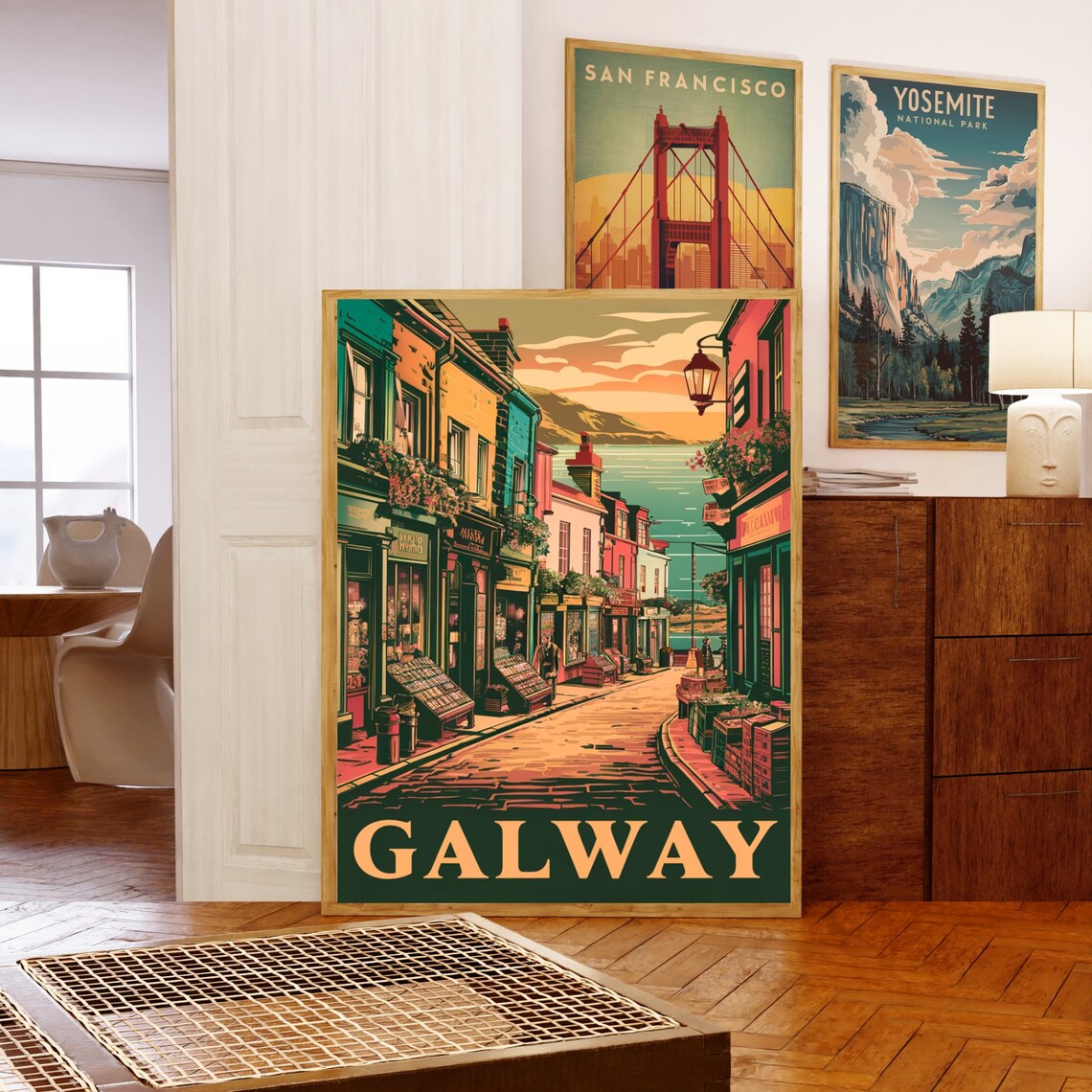 Galway Vintage Travel Poster, Ireland Travel Poster - Image 5