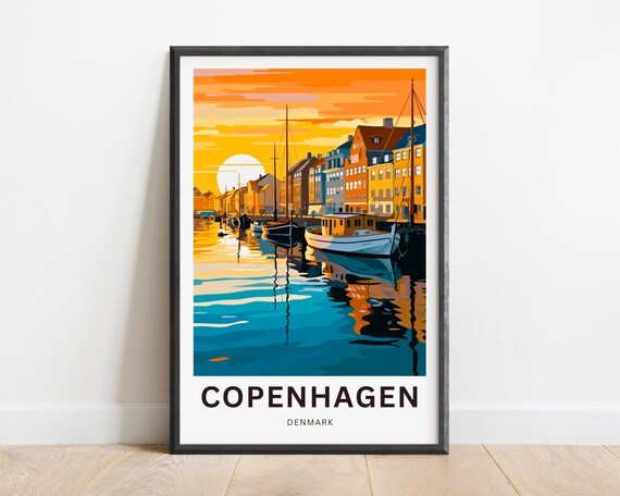 Copenhagen Present Gift Poster Print