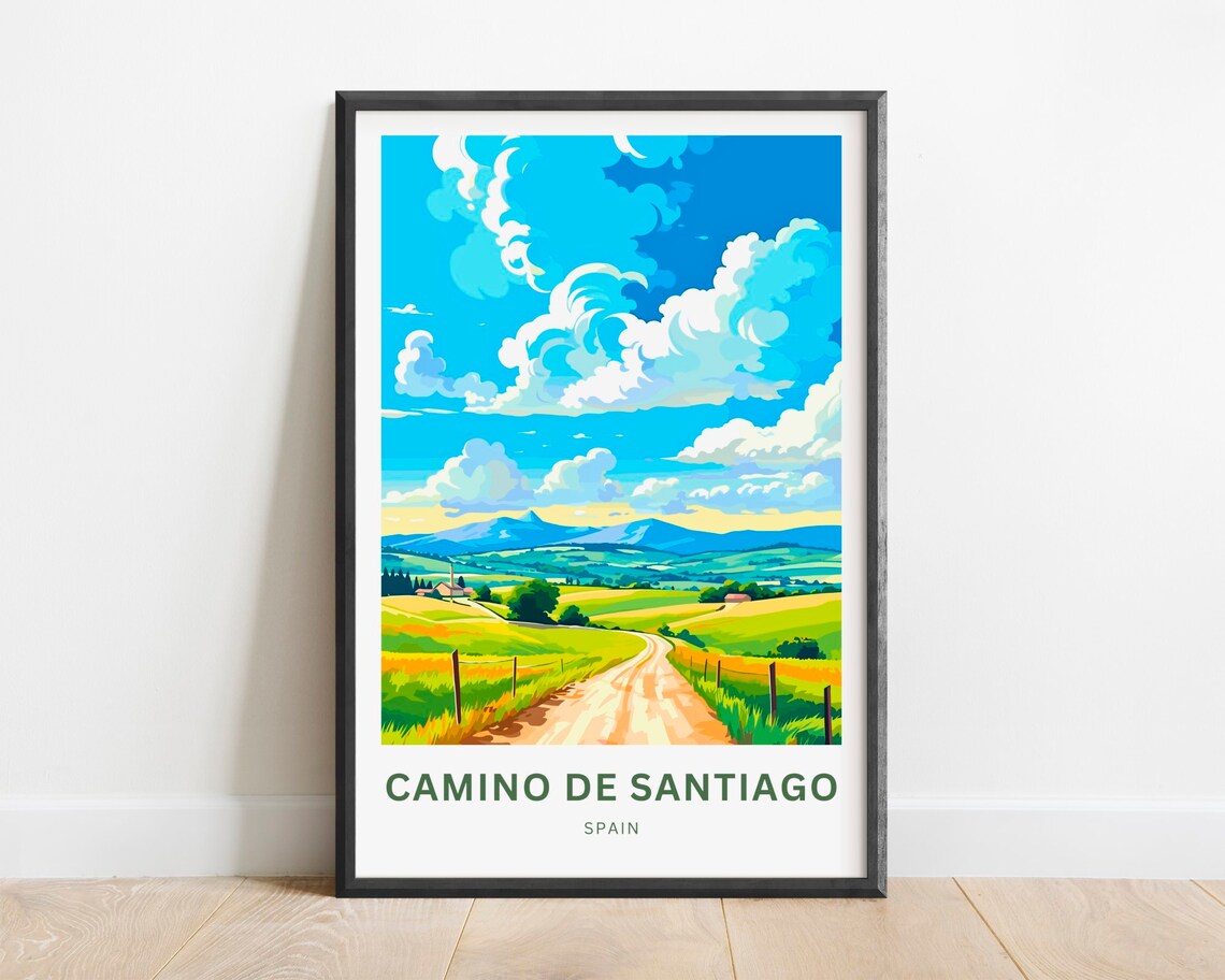 Camino De Santiago Spain Wall Art Print