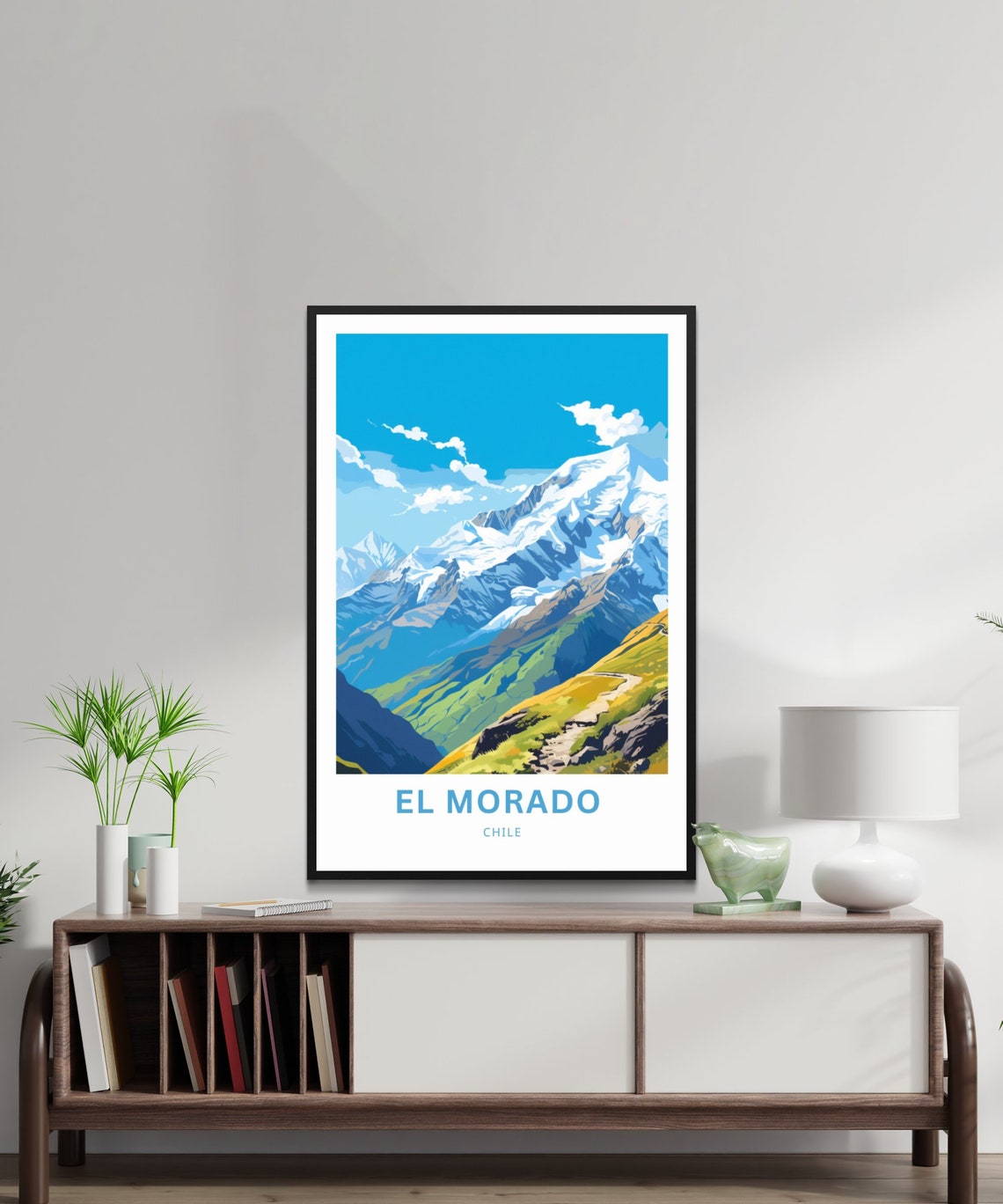 El Morado Travel Print El Morado Poster Chile Wall Art Framed Present Gift Chile Present - Image 2