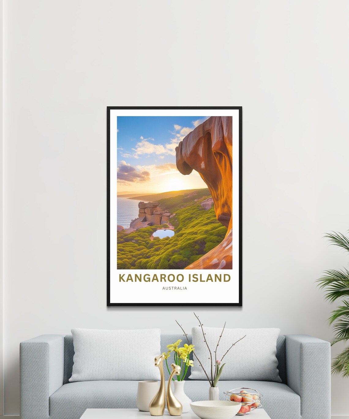 Kangaroo Island Australia Gift Travel Poster - Image 3