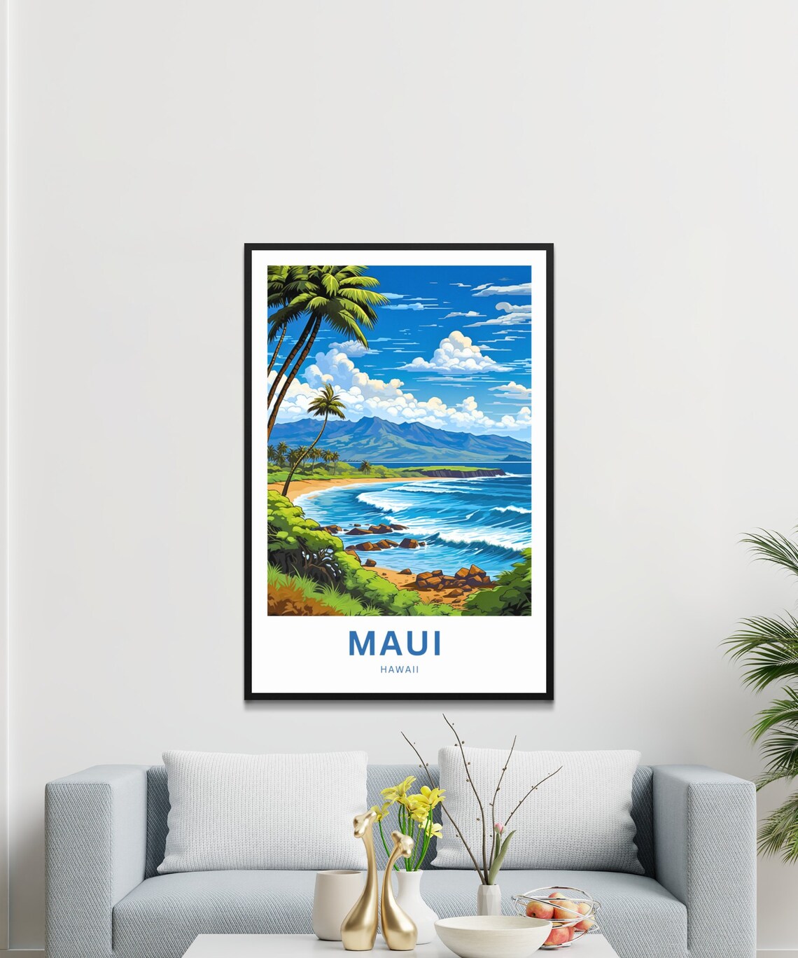 Maui Present Travel Poster - Image 2