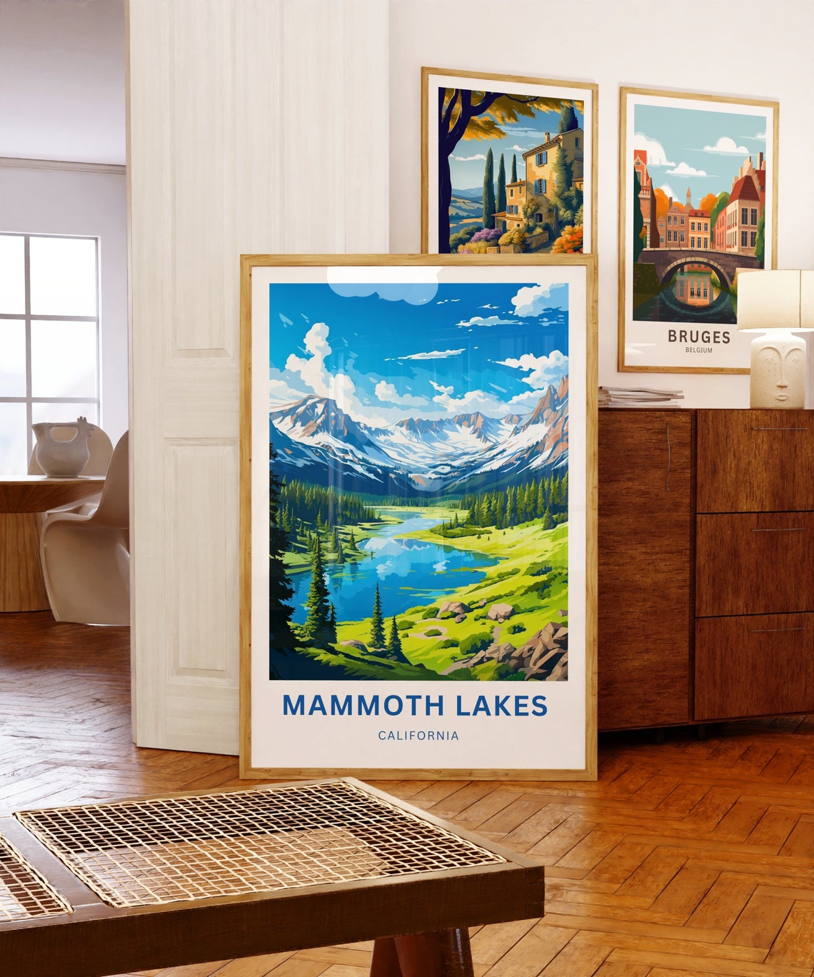 Mammoth Lakes California Alpine Lake Pine Forest Custom Poster - Image 5