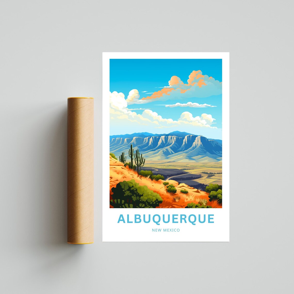 Albuquerque Travel Poster, New Mexico Wall Art - Image 4
