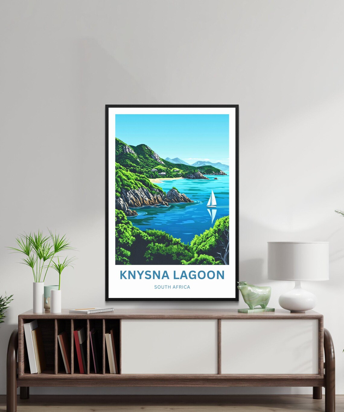 Personalized Knysna Lagoon Travel Poster, South Africa - Image 4