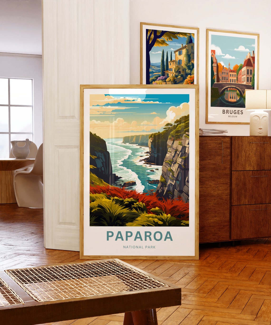 Personalized Paparoa National Park Sea Cliffs Coast Travel Poster - Image 5