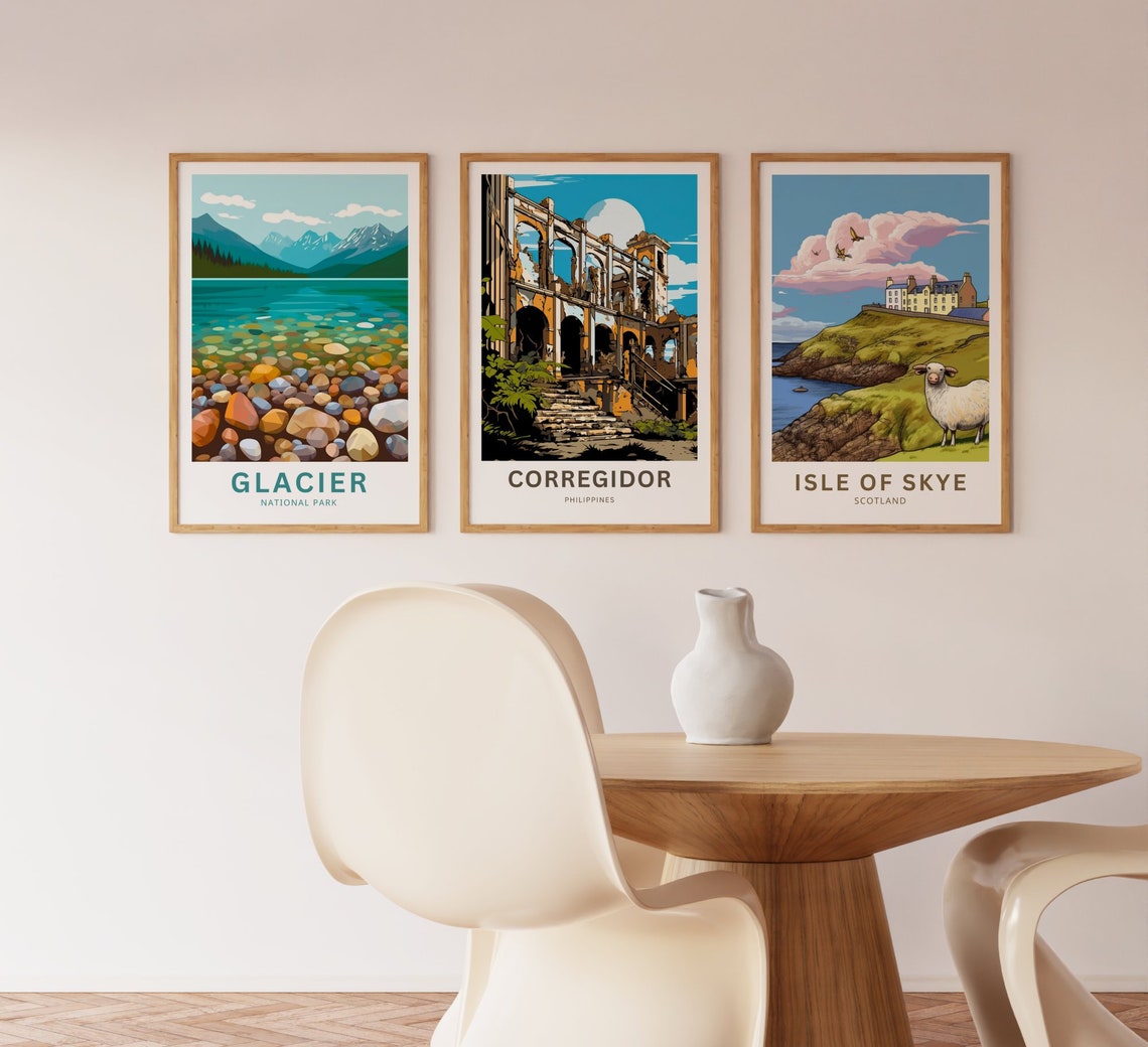 Corregidor Philippines Historic Wartime Barracks Ruins Poster - Image 3