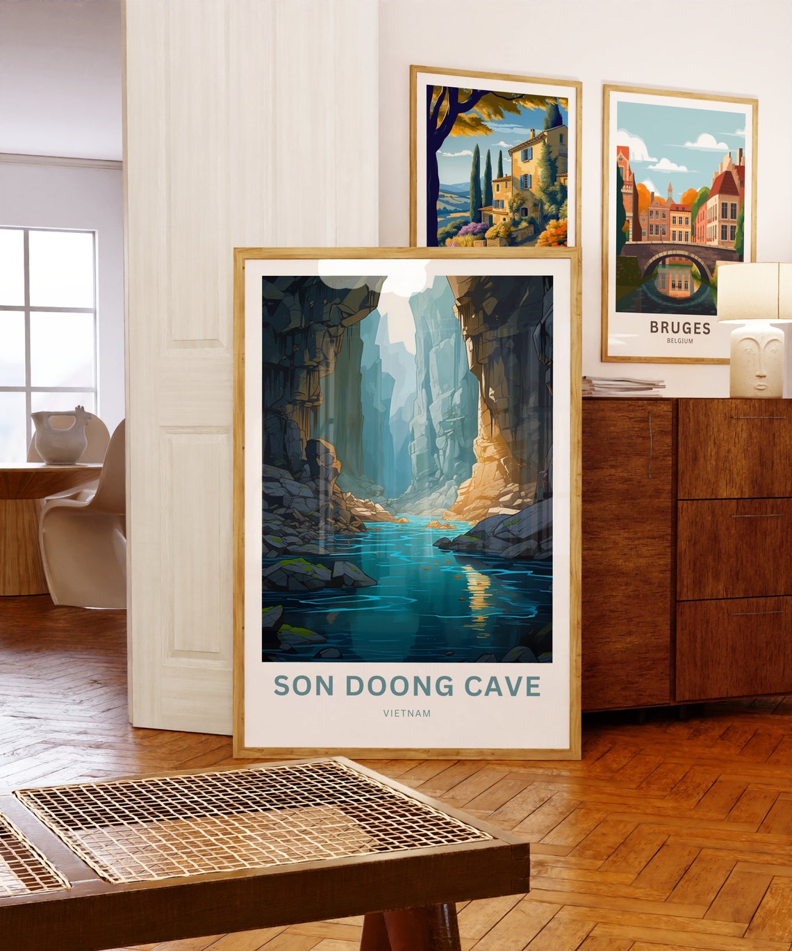 Son Doong Cave Vietnam Personalized Underground River Gorge Poster - Image 5