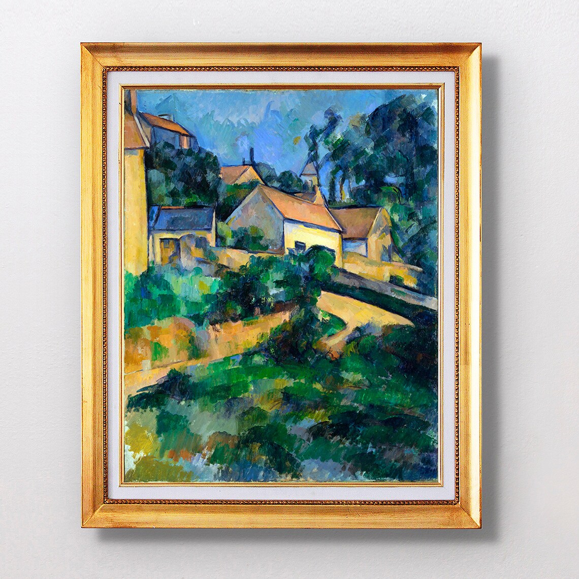 Paul Cezanne Turning Road At Montgeroult 1898 Fine Art Glice Sku 0267